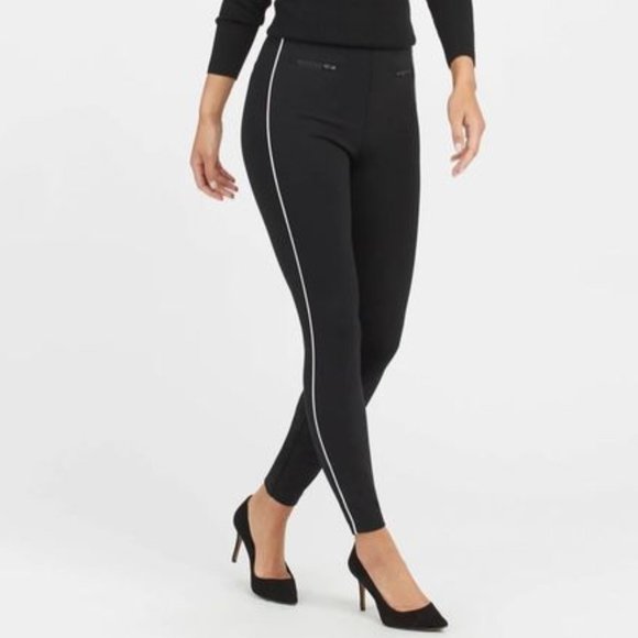 SPANX the perfect pants ankle piped skinny petite Sz L NEW - Picture 2 of 8
